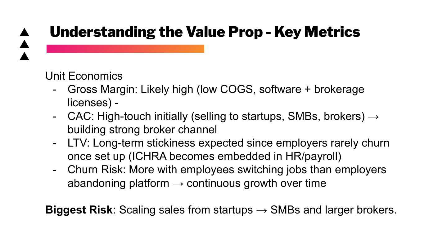 Slide 24: Understanding the Value Prop - Key Metrics