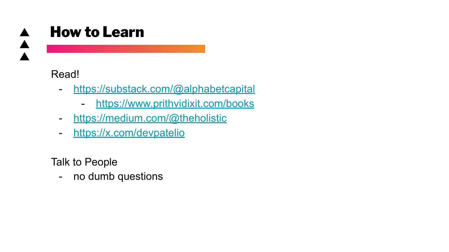 Slide 29: How to Learn
